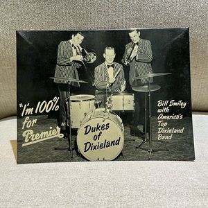 Bill Smiley with America’s Top Dixieland Band Metal Picture with stand
